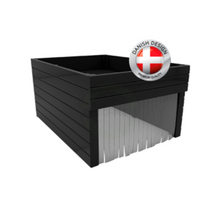 Indlæs billede til gallerivisning Garage 2in1 - Blomsterkasse Sort